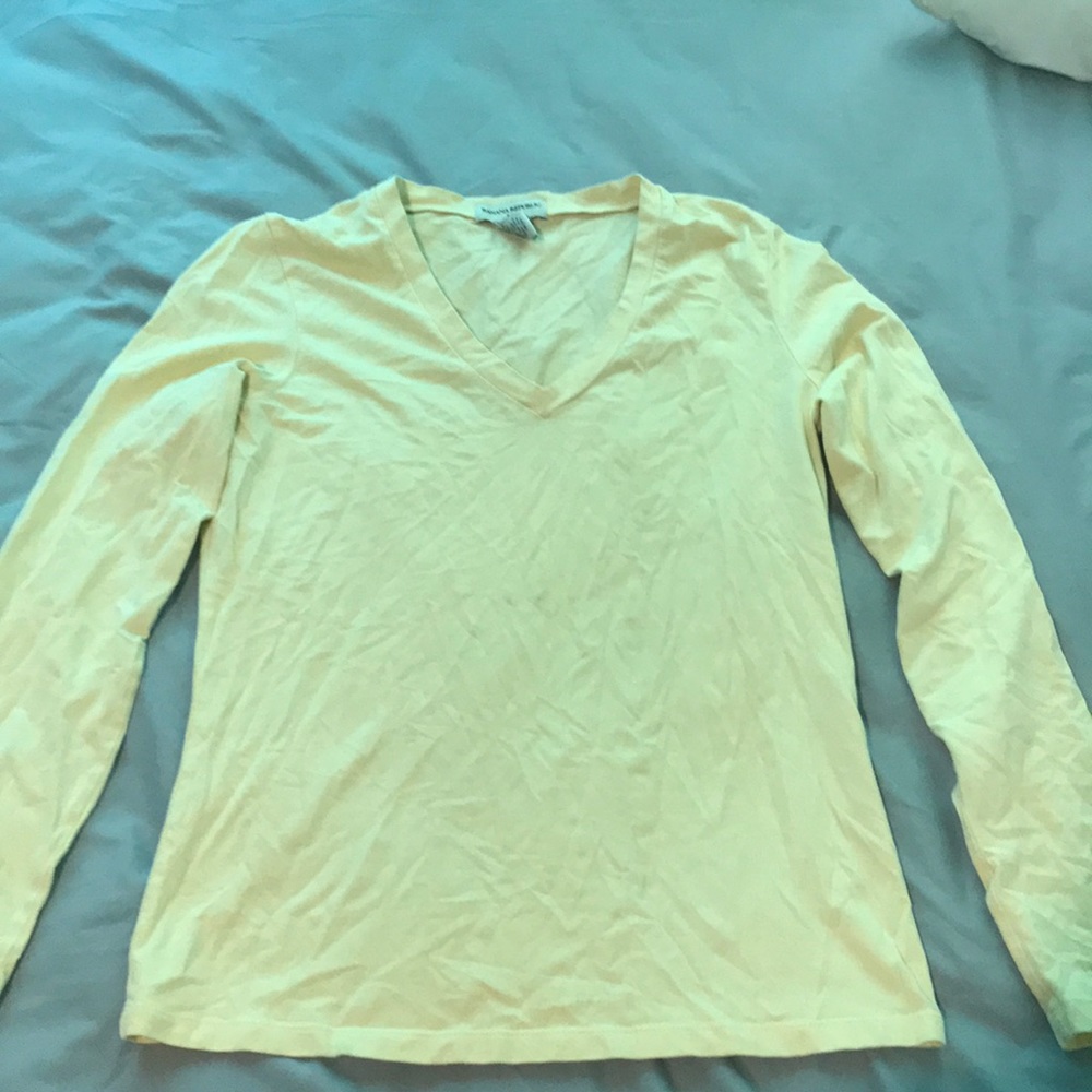 Banana Republic yellow long sleeve